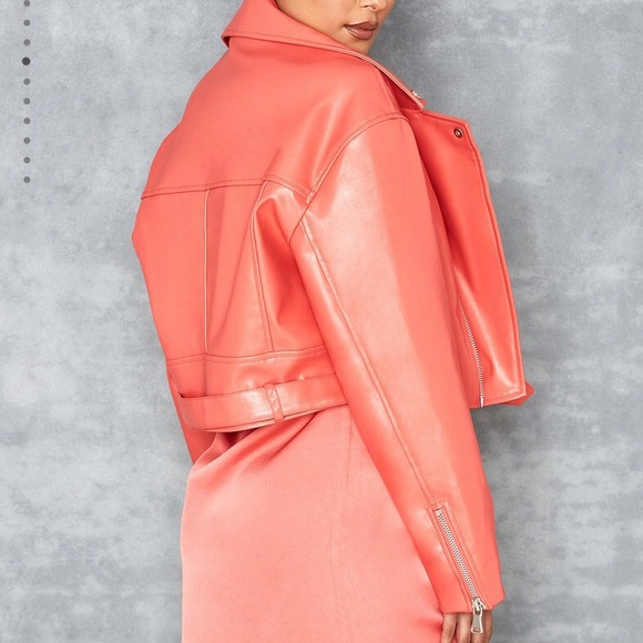 mistress rocks | Jackets & Coats | Scorch Watermelon Vegan Biker Jacket ...